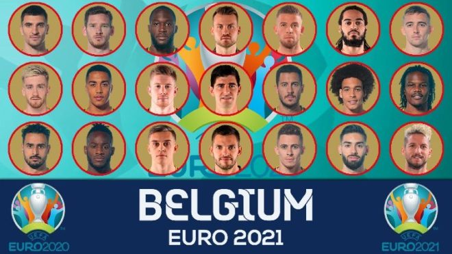 UEFA Euro 2021 Group B Squad List- Belgium, Russia, Denmark, Russia