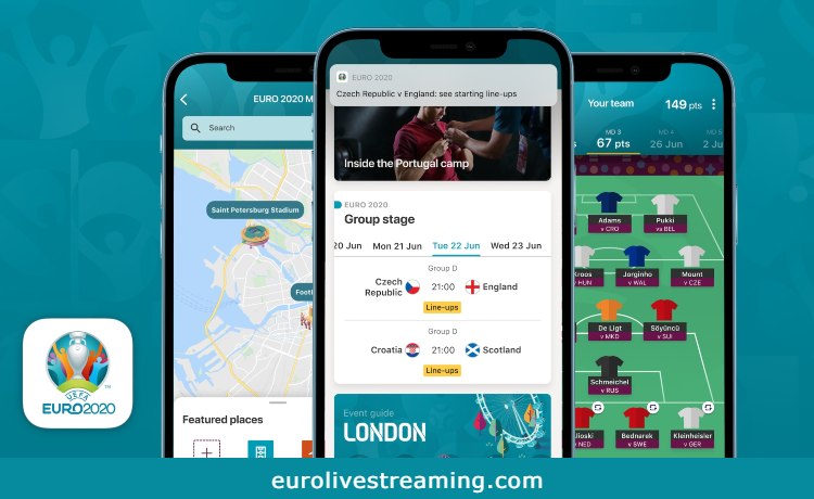 Euro 2020 Live Stream Mobile App